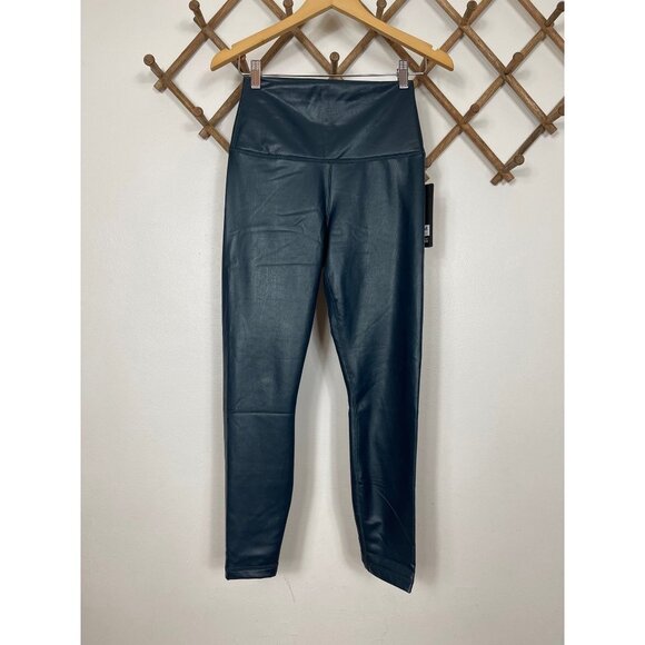 90 DEGREE BY REFLEX Faux Leather Leggings Size M - Picture 1 of 5